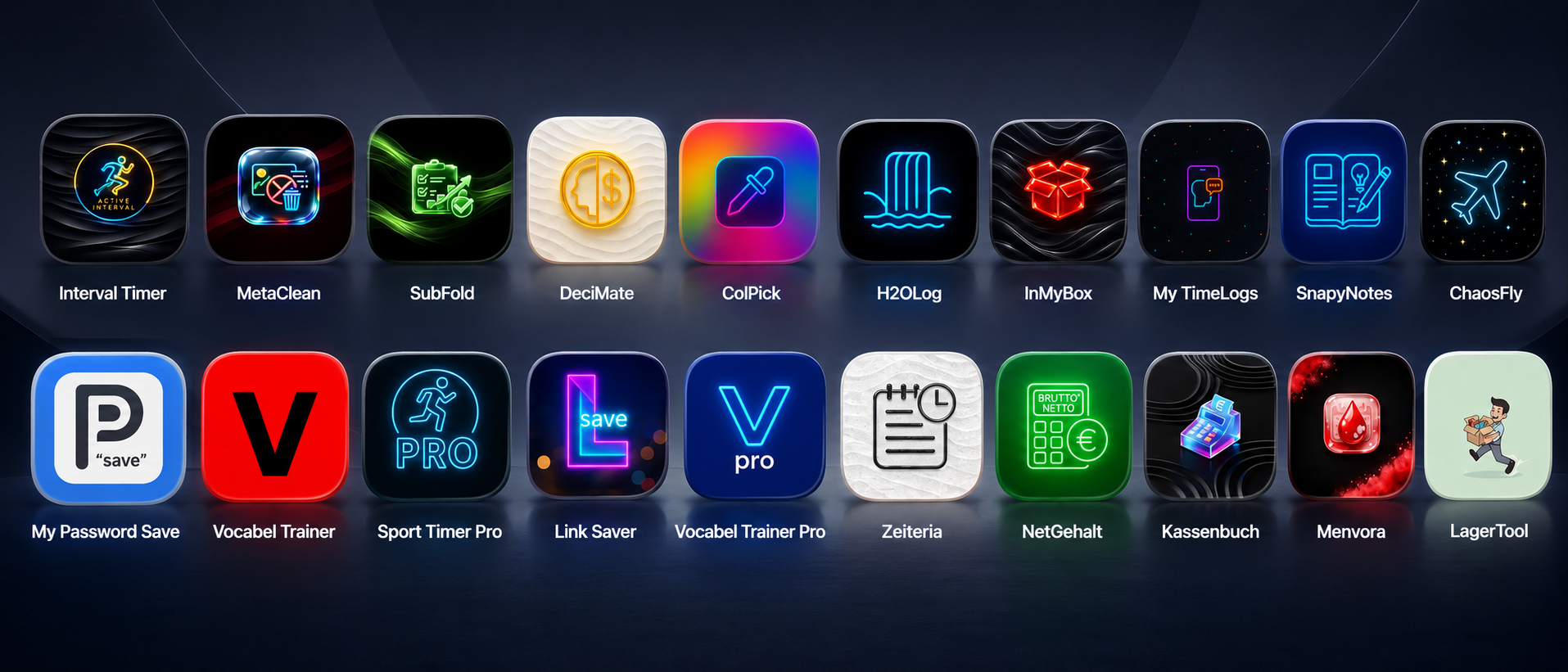 AI WORKS Mobile Apps – Offline-Apps für Produktivität, Fitness und mehr